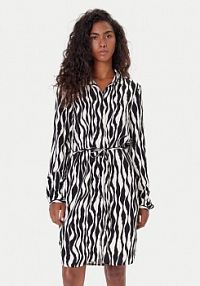 Sukienka ONLY czarna Koszulowa Nova 15241890  Regular Fit