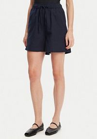 Szorty Mustang granatowe damskie Materiałowe