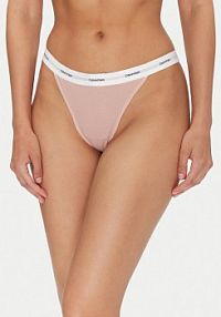 Stringi Calvin Klein Underwear różowe Komplet 3 par stringów