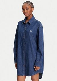 Sukienka jeansowa Tommy Jeans granatowa 