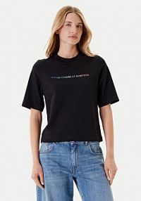 T-shirt United Colors Of Benetton czarny damski 