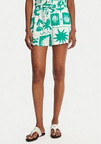 Szorty Banana Moon zielone damskie Materiałowe