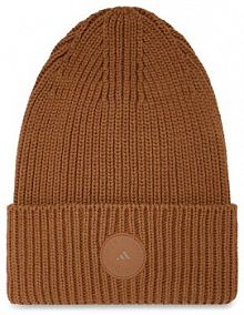 Czapka zimowa adidas by Stella McCartney brązowa damska 