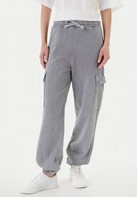 Spodnie dresowe United Colors Of Benetton szare damskie 