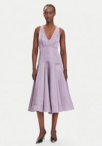 Sukienka koktajlowa PINKO fioletowa 