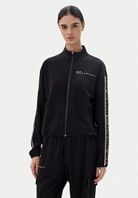Bluza rozpinana EA7 Emporio Armani czarna damska 7W000275 AF12501 UC001  Regular Fit
