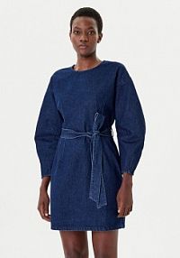 Sukienka jeansowa French Connection granatowa 