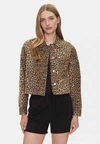 Kurtka jeansowe ONLY brązowa damska Jeansowa