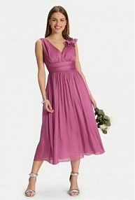 Sukienka koktajlowa Swing różowa 