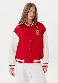 Bomberka Guess Jeans czerwona Kurtka bomber