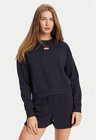 Bluza przez głowę Hunter granatowa Tina HARW0042242  Cropped Fit