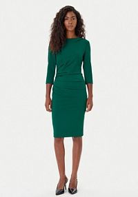 Sukienka koktajlowa Rinascimento zielona 