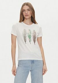 T-shirt JDY biały damski Michigan 15311702  Regular Fit