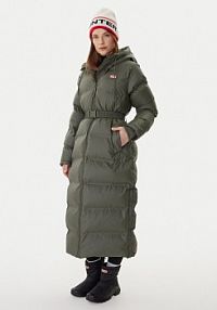 Płaszcz Hunter zielony damski Kurtka zimowa Hutchison HARW0001252  Regular Fit