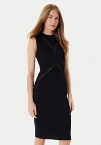 Sukienka dzianinowa Marciano Guess czarna 