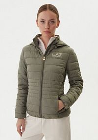 Kurtka przejściowa EA7 Emporio Armani zielona damska 8NTB23 TNF8Z U8142  Regular Fit