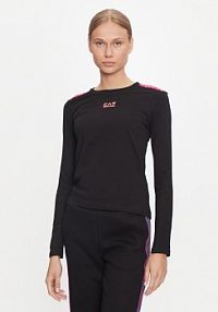 Bluzka EA7 Emporio Armani czarna damska 