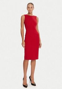 Sukienka koktajlowa Marciano Guess czerwona 