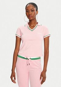 Koszulka polo Juicy Couture różowa damska 