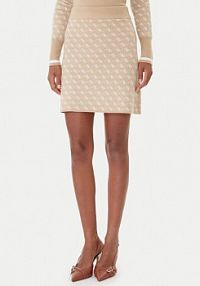 Spódnica ołówkowa Guess beżowa 