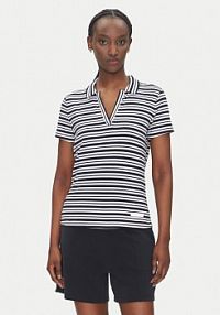 Koszulka polo EA7 Emporio Armani biała damska 