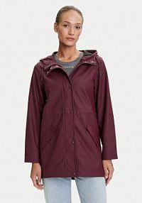 Kurtka przeciwdeszczowa Vero Moda bordowy Malou 10266982  Regular Fit