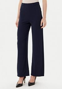 Spodnie eleganckie Rinascimento granatowe damskie Materiałowe