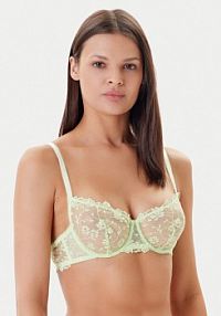 Biustonosz Guess zielony Z fiszbiną