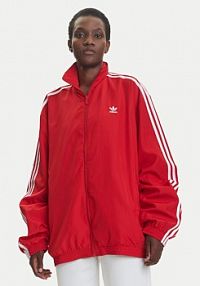 Bluza rozpinana adidas czerwona damska 