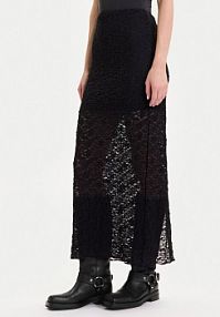 Spódnica ołówkowa ONLY czarna Lorenza 15356174  Regular Fit