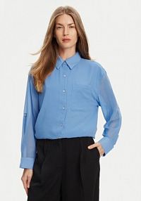 Koszula Calvin Klein niebieska damska 