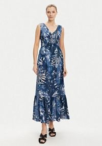 Sukienka letnia Tatuum granatowa Leti T2509.196  Regular Fit