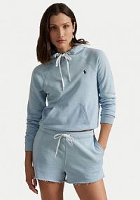 Bluza przez głowę Polo Ralph Lauren niebieska jasna 211935583013 Błękitny Regular Fit