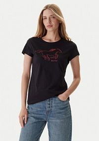 T-shirt Mustang czarny damski 