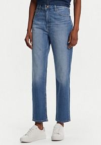 Jeansy Lee niebieskie damskie 