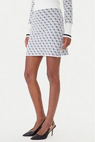 Spódnica ołówkowa Guess kremowa W5BD81 Z3JD2 Écru Slim Fit