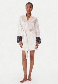 Szlafrok Guess różowy damski 