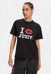 T-shirt Juicy Couture czarny damski 