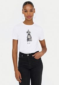 T-shirt ONLY biały damski 