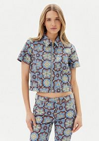 Koszula Wrangler niebieska damska Jeansowa