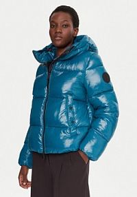 Kurtka puchowa Save The Duck niebieska damska Zimowa