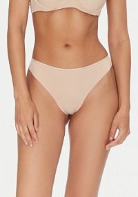 Stringi Tommy Hilfiger beżowe 