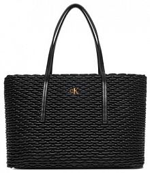 Torebka shopperka Calvin Klein czarna 