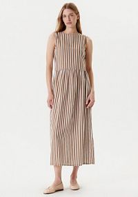 Sukienka letnia United Colors Of Benetton beżowa 