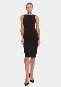 Sukienka koktajlowa Marciano Guess czarna 5YGK30 7160A  Slim Fit