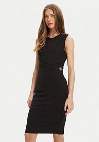 Sukienka codzienna Guess czarna 