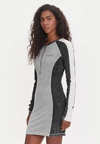 Sukienka codzienna Guess szara 