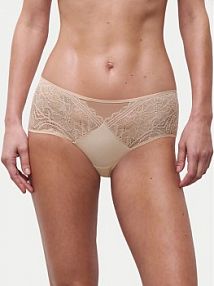 Bokserki Chantelle beżowe damskie Floral Touch C94240