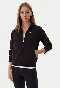 Bluza rozpinana EA7 Emporio Armani czarna damska 7W000457 AF13135 UC001  Regular Fit