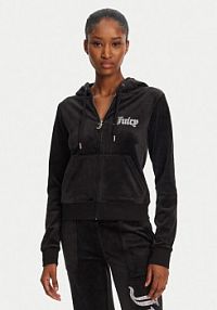 Bluza rozpinana Juicy Couture czarna damska 